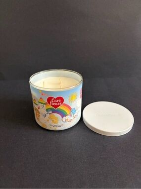 Goose Creek Care Bears Candle Jar with Cream Lid and White Label